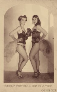 Cordélia Choc'Ohla & Olga de la Volga par Sarah-Lou Marty. © Le SLM Show