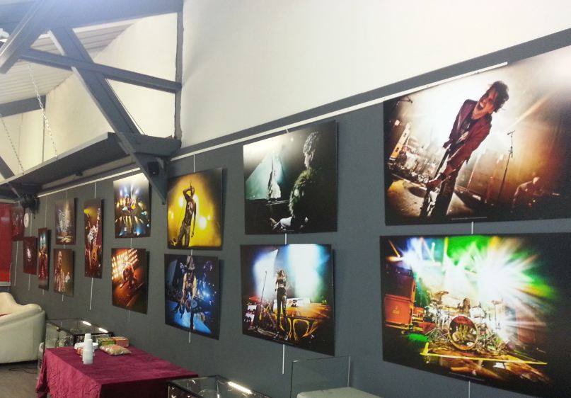 Aperçu de l'exposition de Nidhal Marzouk chez The Tattoed Lady.