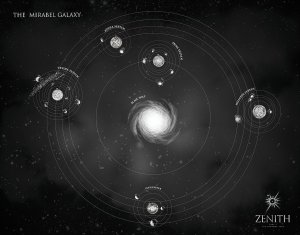 Carte de la galaxie Mirabel. © Zenith/JD Netto