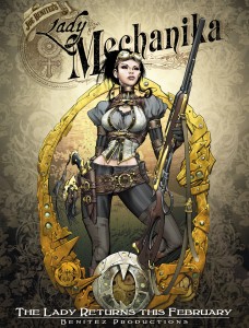 Couverture du premier tome de Lady Mechanika. © Joe Benitez