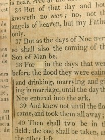 Extrait de la Bible de Jefferson