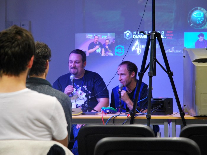 Khomenor et Rafo. On aperçoit St0rml1ght en bas à droite. © Aleksandra Duncan