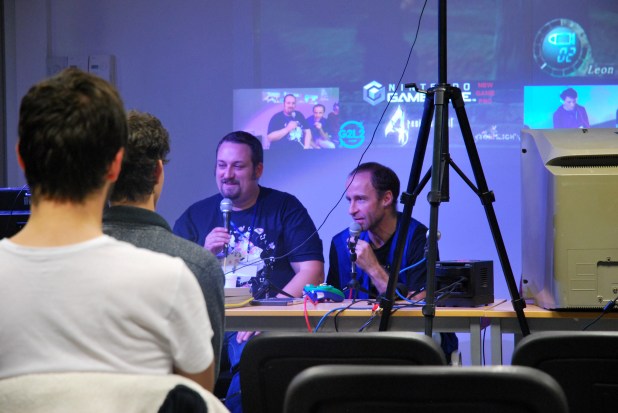 Khomenor et Rafo. On aperçoit St0rml1ght en bas à droite. © Aleksandra Duncan