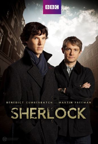 Affiche pour la première saison de "Sherlock", produit par la BBC.