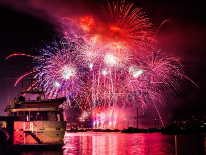 Feux d’artifice sur le Lake Union.© Scooter Lowrimore