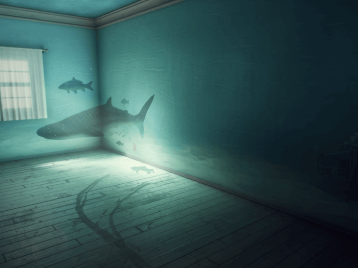 Capture d'éctan d'une chambre dans la maison.