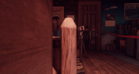 Capture d'écran d'une chambre de la maison.