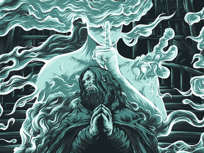 Couverture de l'album "Eventide", sorti en novembre 2018.