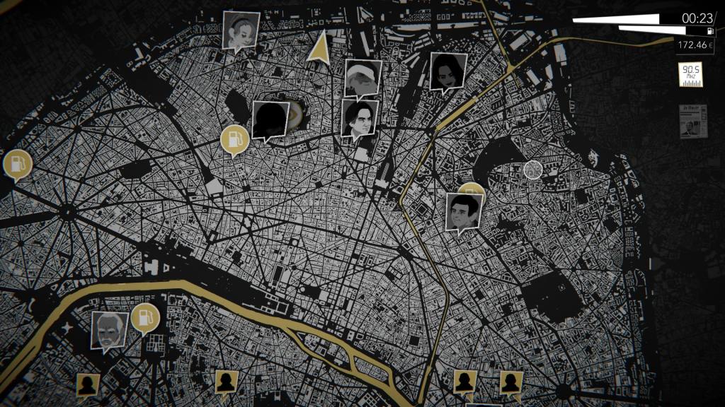 L'interface complète de Nightcall, pendant un service?