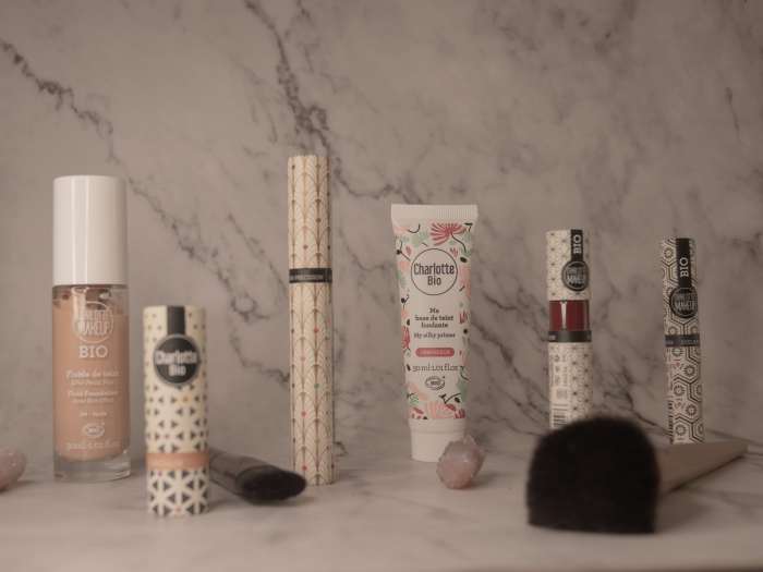 Les produits de la marque Charlotte Bio que j'ai testé.