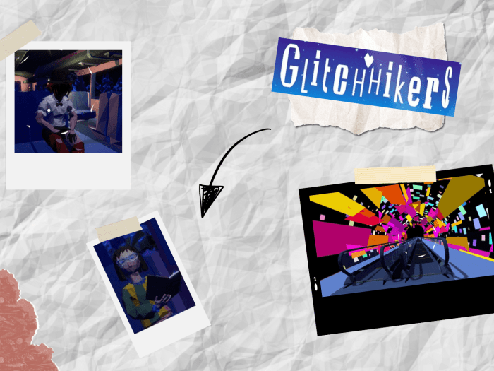 Image d'en-tête portant sur le jeu Glitchhikers : the spaces between