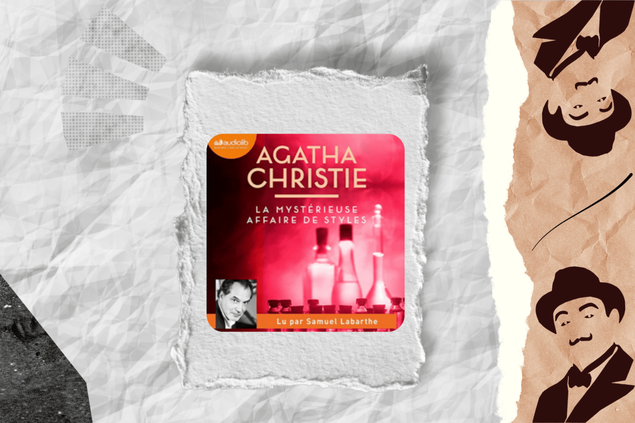 "La Mystérieuse affaire de Styles" d'Agatha Christie est lue par Samuel Labarthe pour Audible.