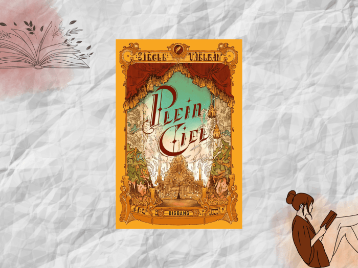 Montage autour de la couverture de "Plein-Ciel" de Siècle Vaëlban.